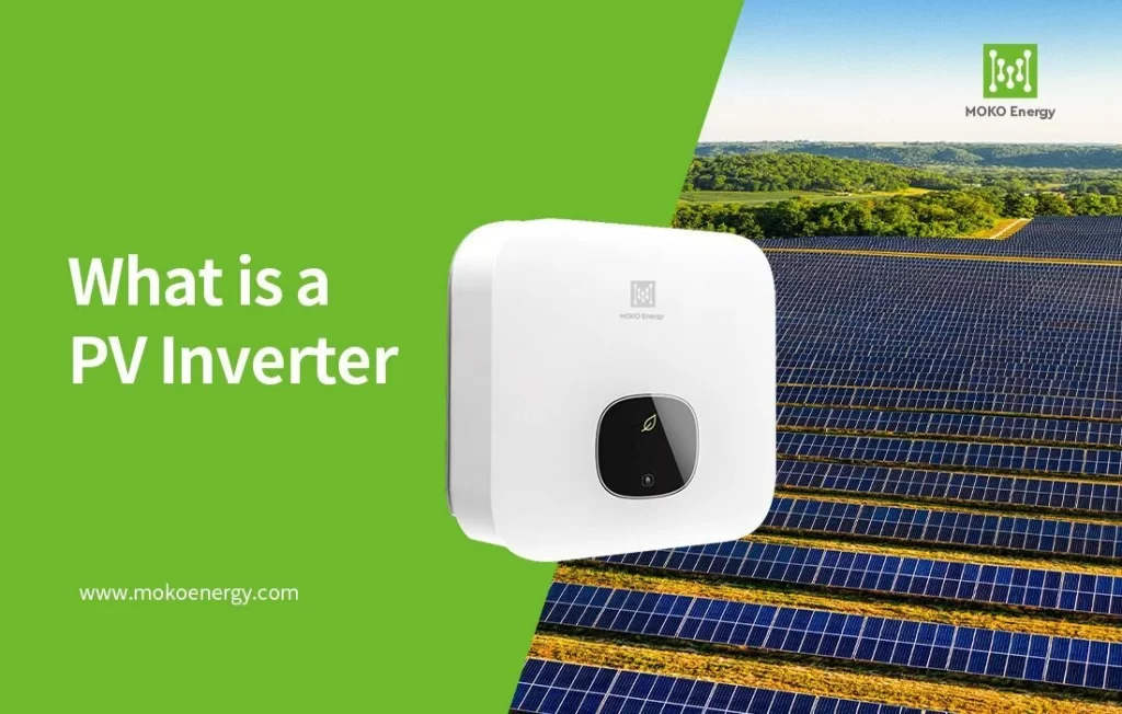 A photovoltaic inverter is an electronic device that connects solar panels to the power grid.