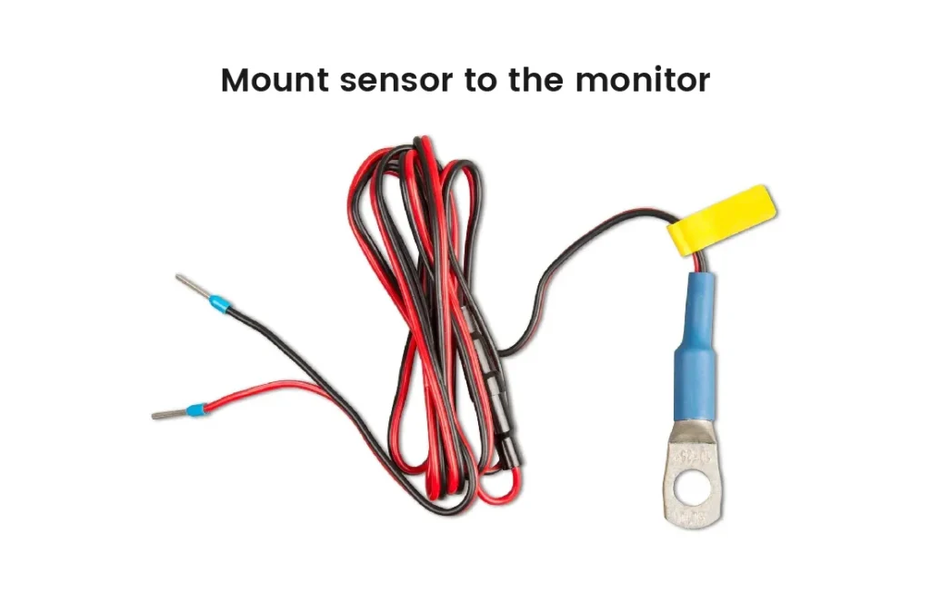 Mount the sensor